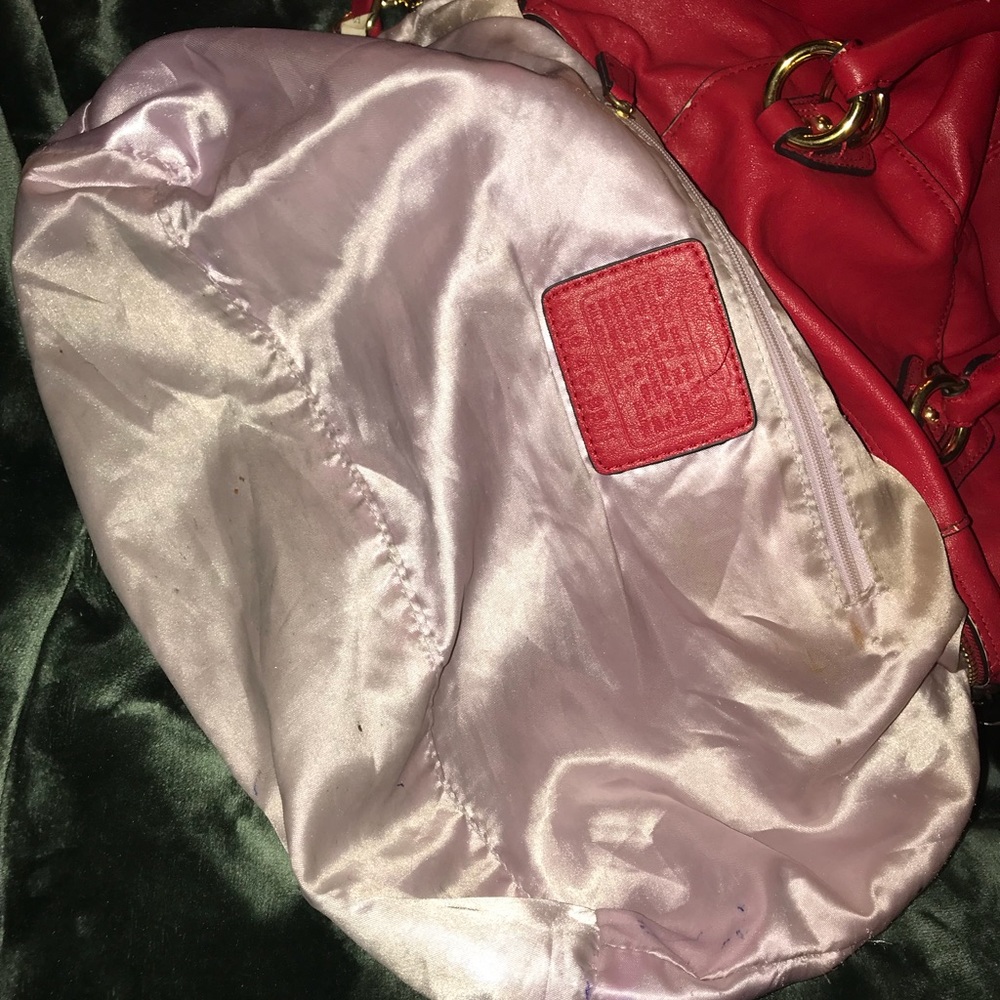 Red Coach Purse - Picture 3 of 3